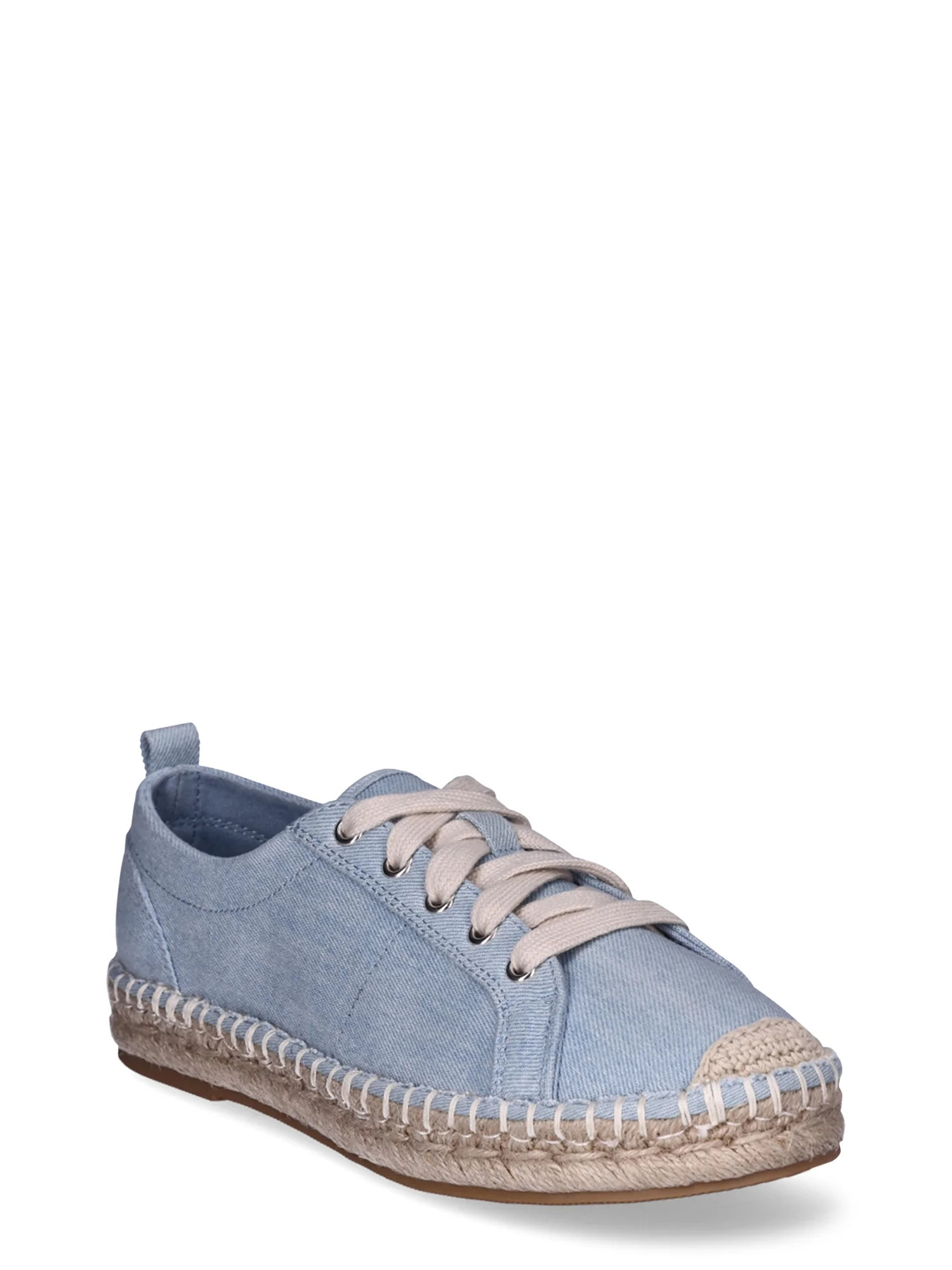 Time and Tru Women's Lace Up Espadrille Sneakers - Walmart.com | Walmart (US)