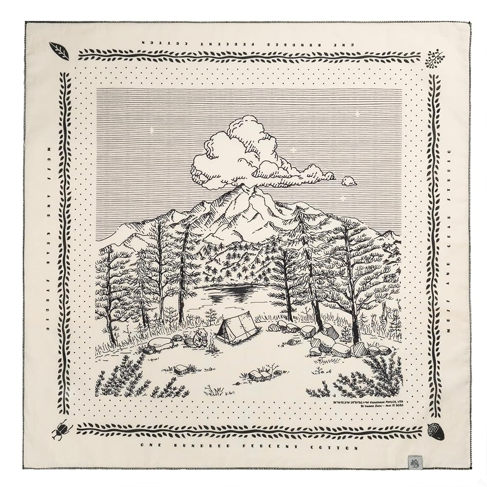 Bandana 100% cotton designer kerchief, extra fine cotton - for Men & Women | Amazon (US)