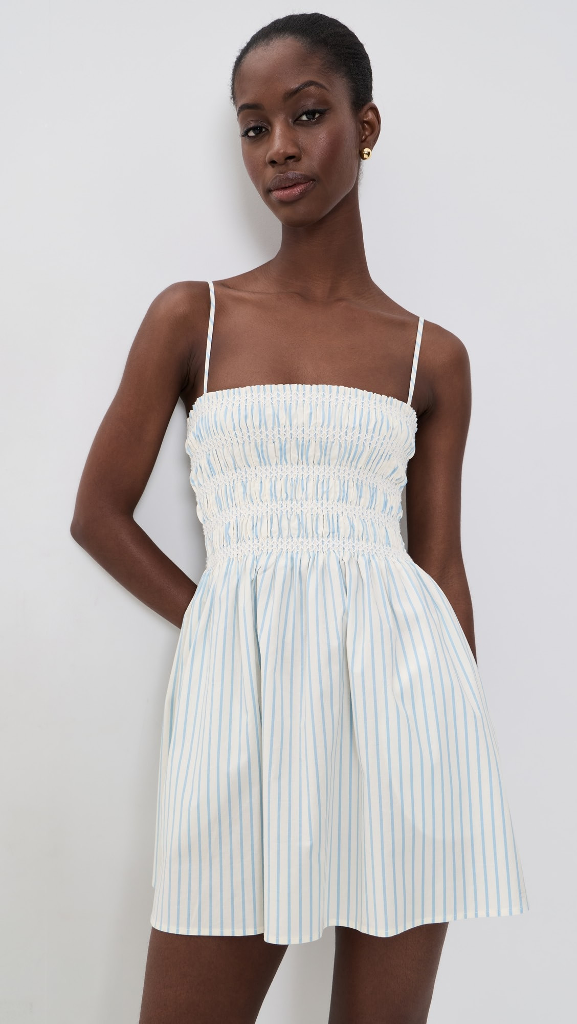 Mina Smocked Bodice Mini Dress | Shopbop