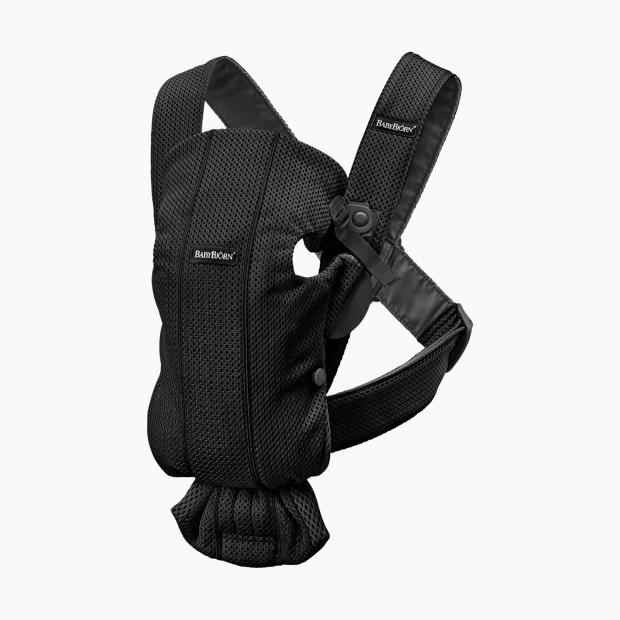 Babybjörn Baby Carrier Mini Mesh in Black | 100% Polyester | Babylist