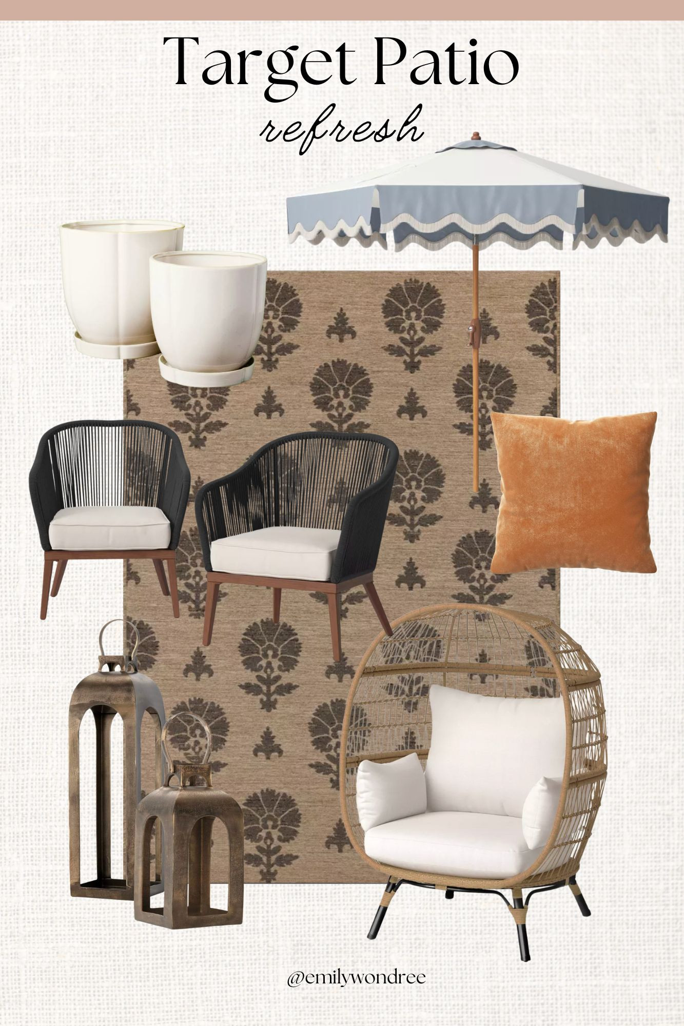 Target Summer Patio Refresh #target #summer #patio #outdoor  

 #LTKSummerEdit #LTKSeasonal #LTKHome