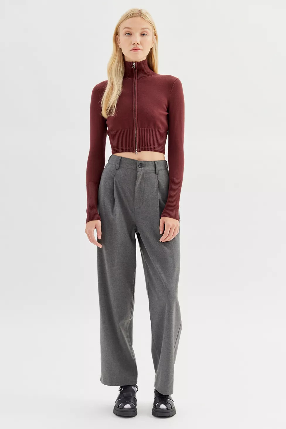 UO Helena Menswear Trouser Pant | Urban Outfitters (US and RoW)