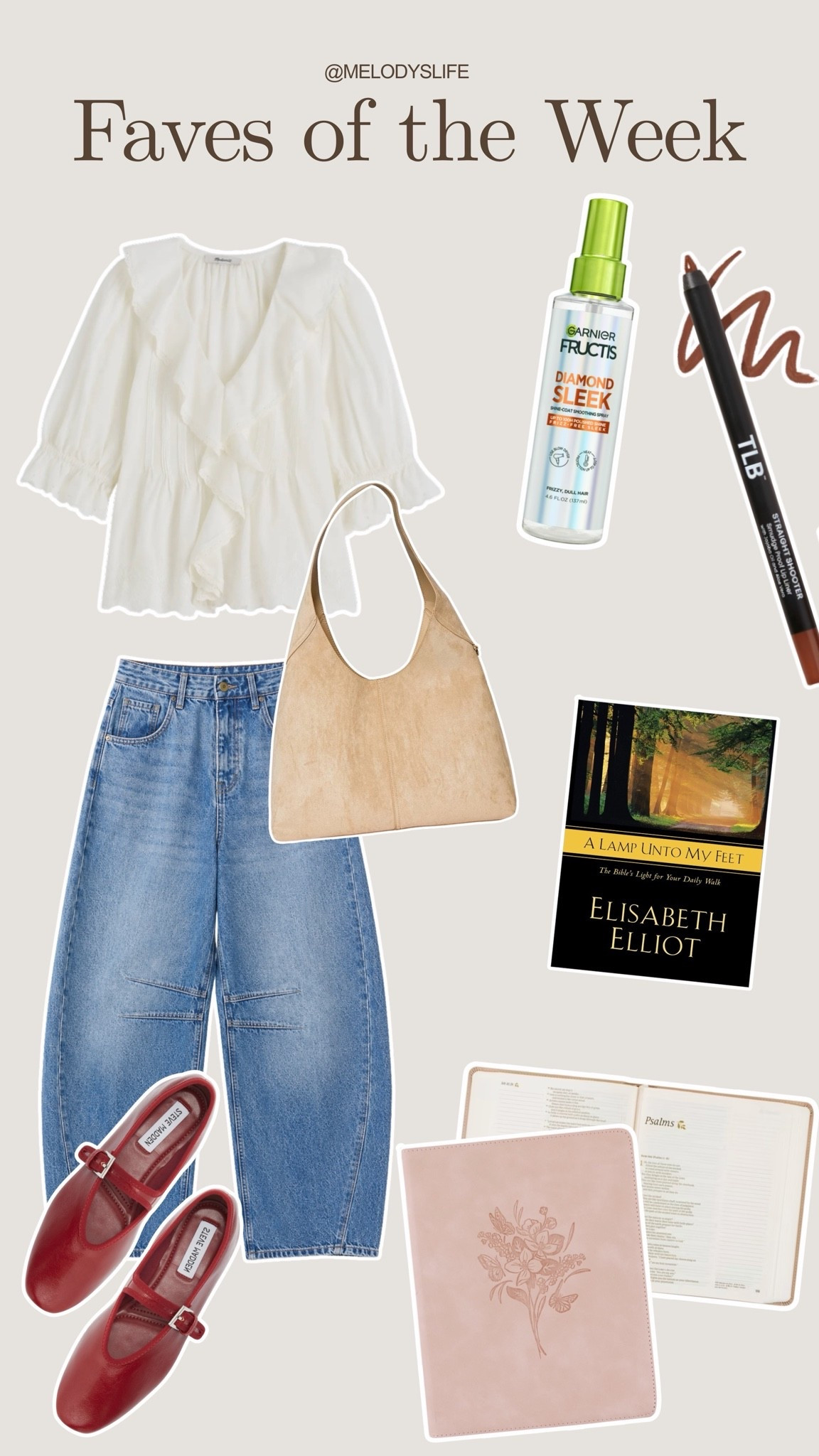 Your favorites from this week! 

The flowy top has been my go to lately! 



Best sellers, makeup essentials, outfit inspo, faith books, hair care

#LTKBeauty #LTKSeasonal #LTKselfcare