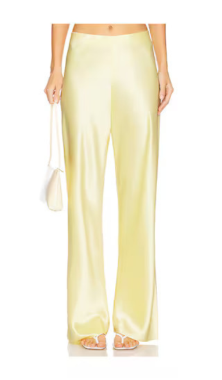 CAMI NYC Bristol Mid Rise Pant in in Lemon. - size XXS (also in M) | Revolve Clothing (Global)