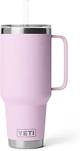 YETI Rambler 42 oz Tumbler with Handle and Straw Lid, Travel Mug Water Tumbler, Vacuum Insulated ... | Amazon (US)