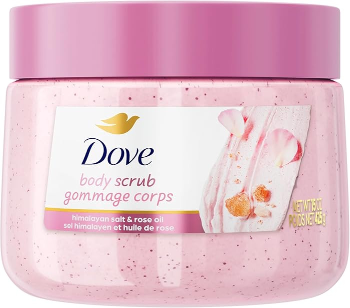 Dove Himalayan Salt & Rose Oil Body Scrub Exfoliates and Deeply Nourishes for Smooth, Radiant Ski... | Amazon (US)