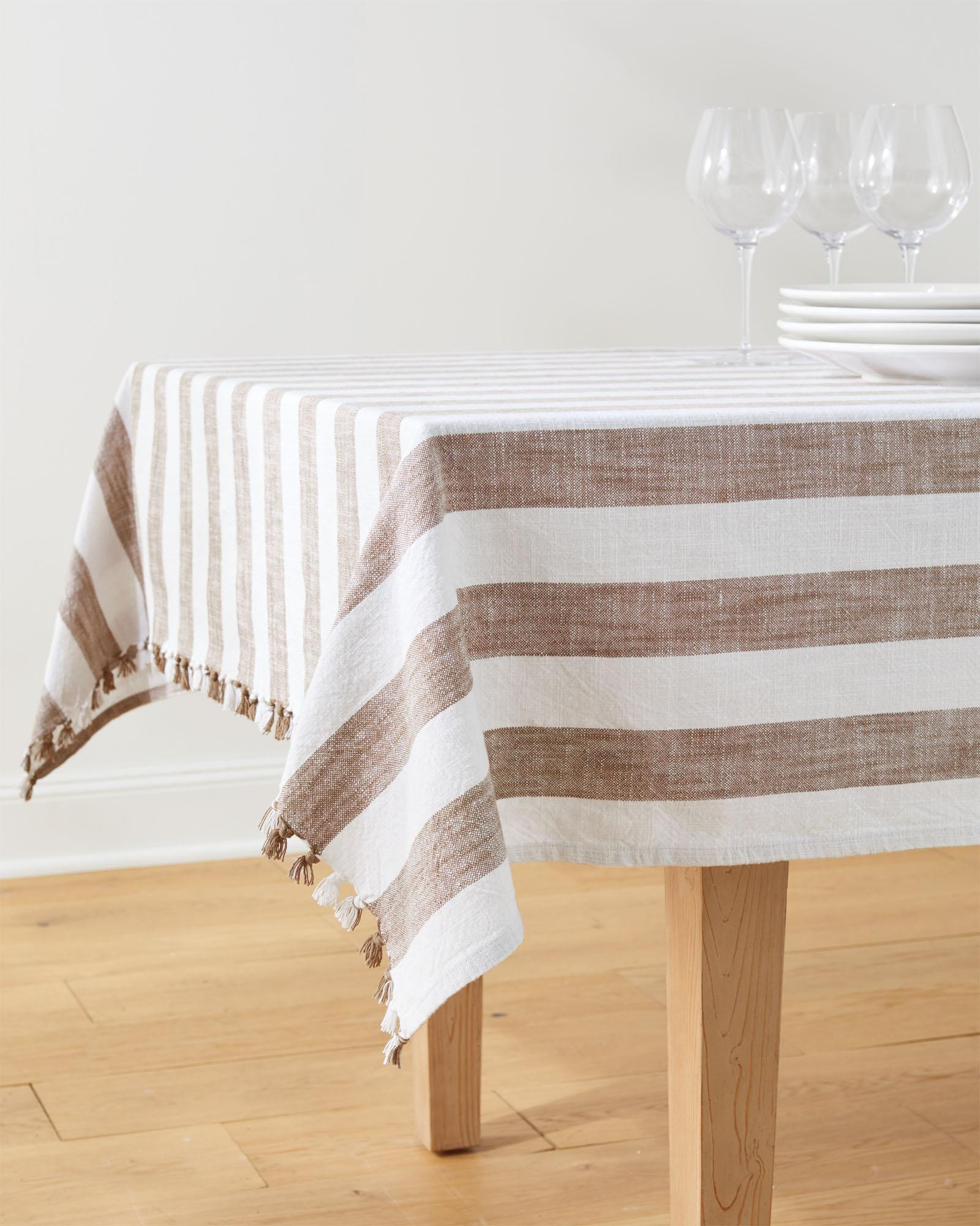 Awning Stripe Tablecloth | Serena and Lily