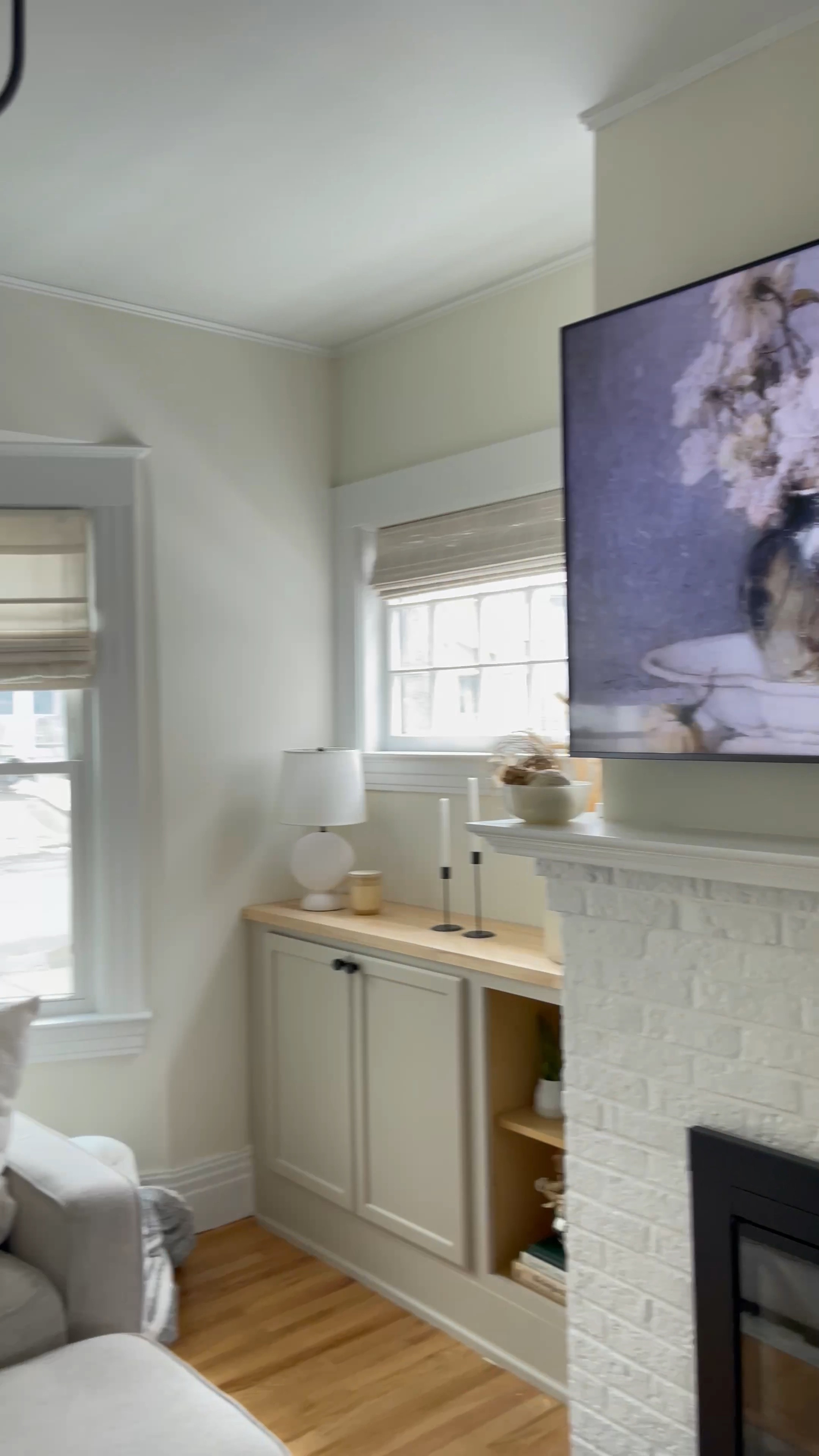 Neutral modern built ins in living room
Styling decor interiors 
Favorite Amazon shades 

#LTKhome