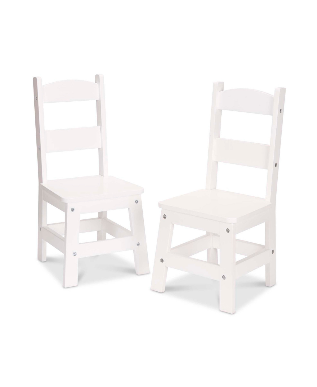 Melissa and Doug Wooden Chair Pair - White | Macys (US)