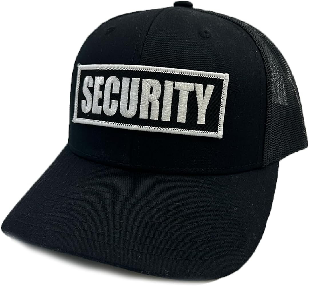 Premium Security Guard Trucker Hat with Patch Mesh Hat | Bold White Security Text | All Day Comfort  | Amazon (US)