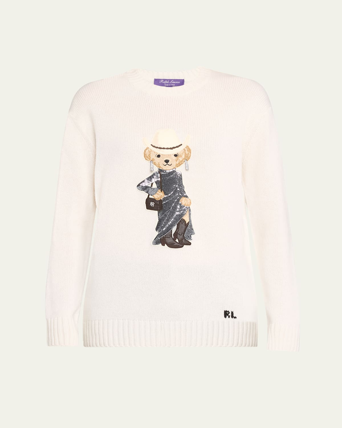 Western Bear Cashmere Wool Sweater | Bergdorf Goodman