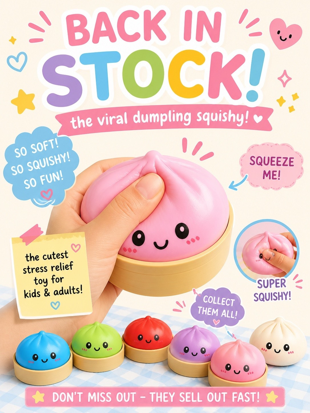 Squishy dumplings restocked on Amazon! 

#LTKKids