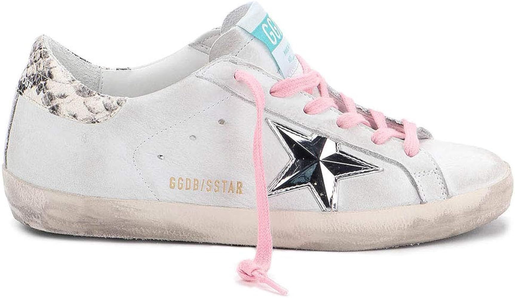 Golden Goose Deluxe Brand Superstar White Nabuk-3D Star Women Sneaker G36WS590.V38 | Amazon (US)