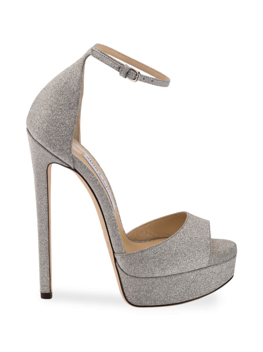 Max 150MM Glitter Platform Sandals | Saks Fifth Avenue
