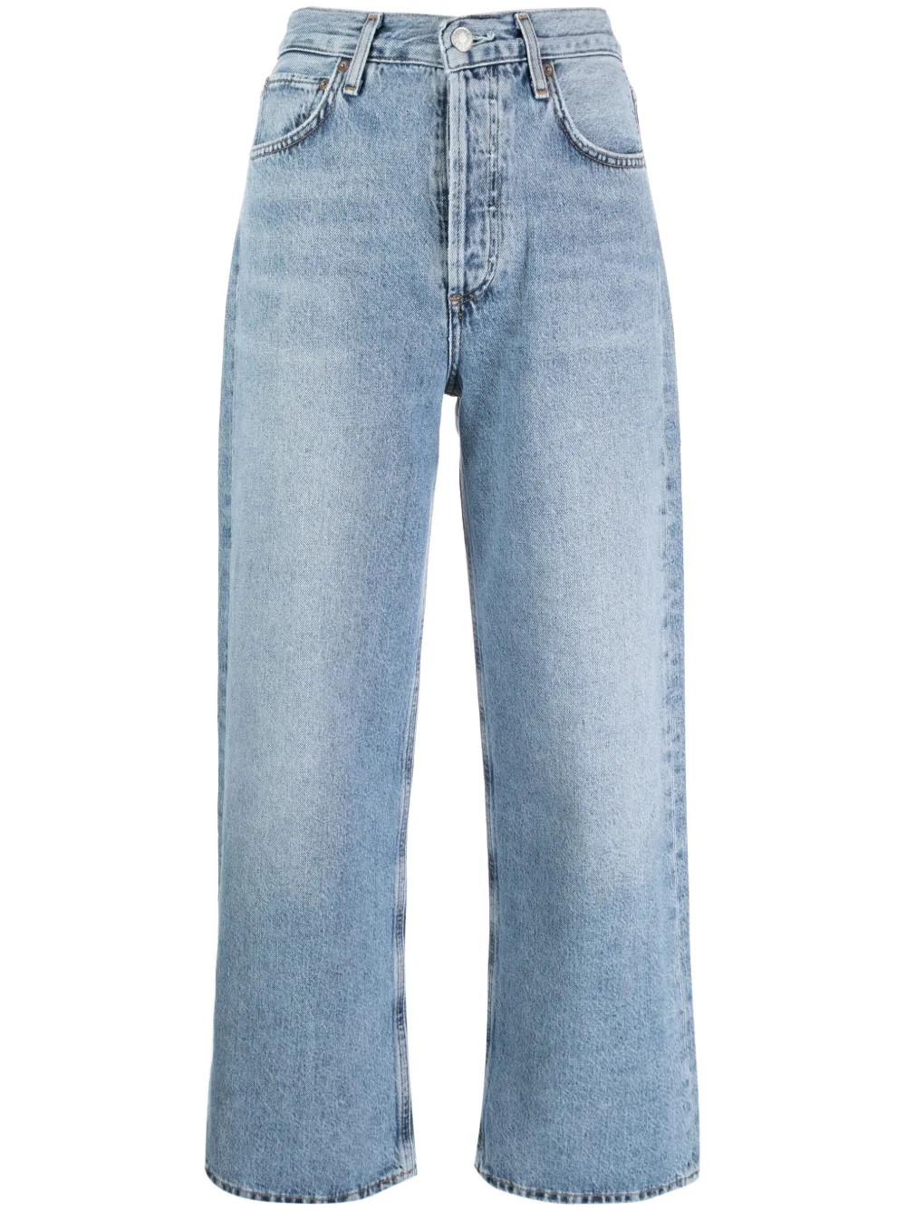 AGOLDE Ren Jean high-rise Cropped Jeans - Farfetch | Farfetch Global