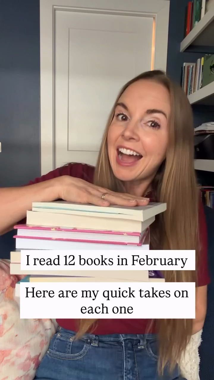 This was a better reading month than January (and a shorter month too!)

12 books still puts me behind but I’m slowly catching up! 