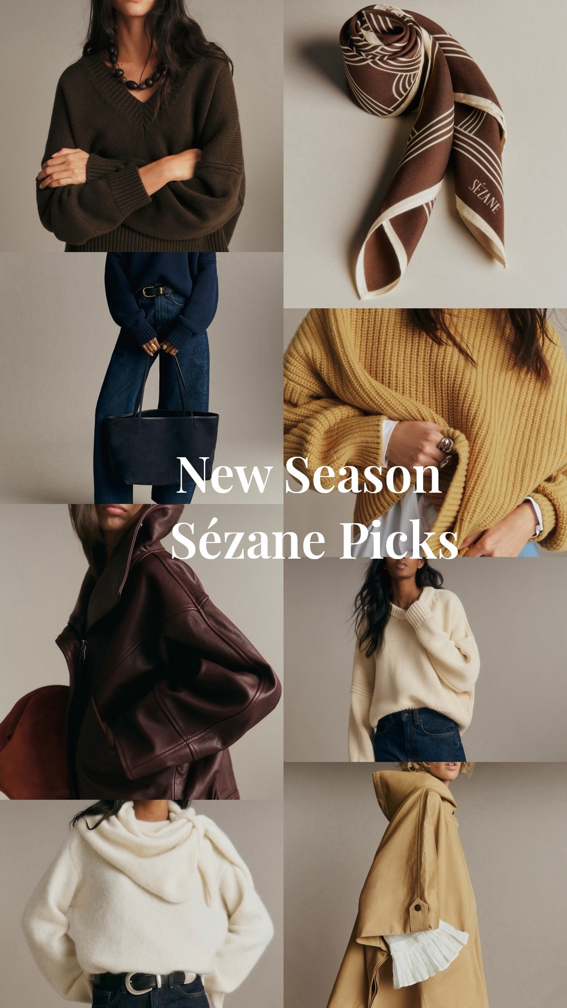Sézane, autumn outfits, autumn knits, navy knit, navy suede bag, chunky knit, trench coat, fall outfits, leather jacket

#LTKFashionMonth #LTKuk #LTKautumn