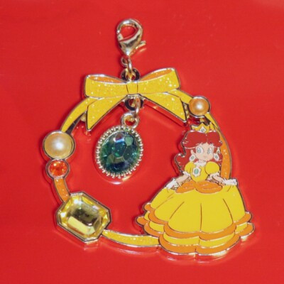 SUPER NINTENDO WORLD Princess Daisy Metal Charm Keychain USJ JAPAN Jewelry | eBay US