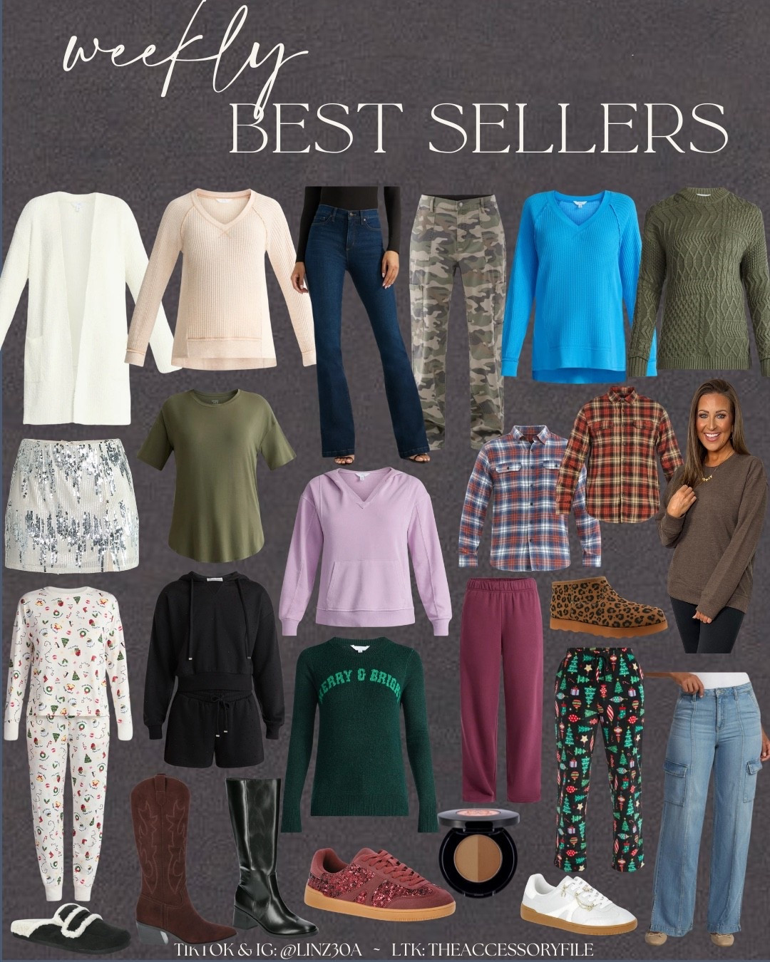 Weekly best sellers 

Winter fashion, winter style, camo pants, fall fashion, fall outfits, winter outfits, Christmas sweaters, Walmart fashion, Walmart finds, Black Friday, Walmart style 

#LTKFindsUnder50 #LTKCyberWeek #LTKFindsUnder100