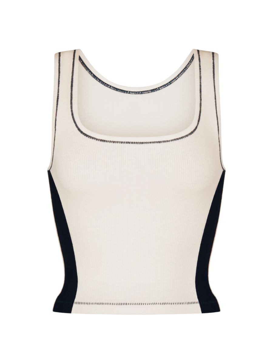 Cotton Rib Tank | Saks Fifth Avenue