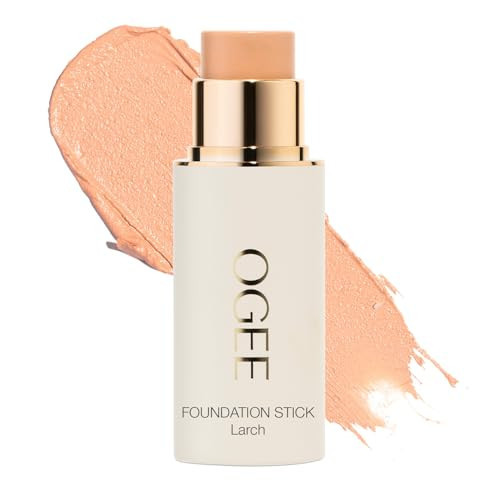 Ogee Sculpted Complexion Foundation Stick (Larch 2.25C - Light Medium, Beige Undertones) Full Coverage Foundation Makeup - Instantly Balance & Even Complexion - 70% Organic Ingredients | Amazon (US)