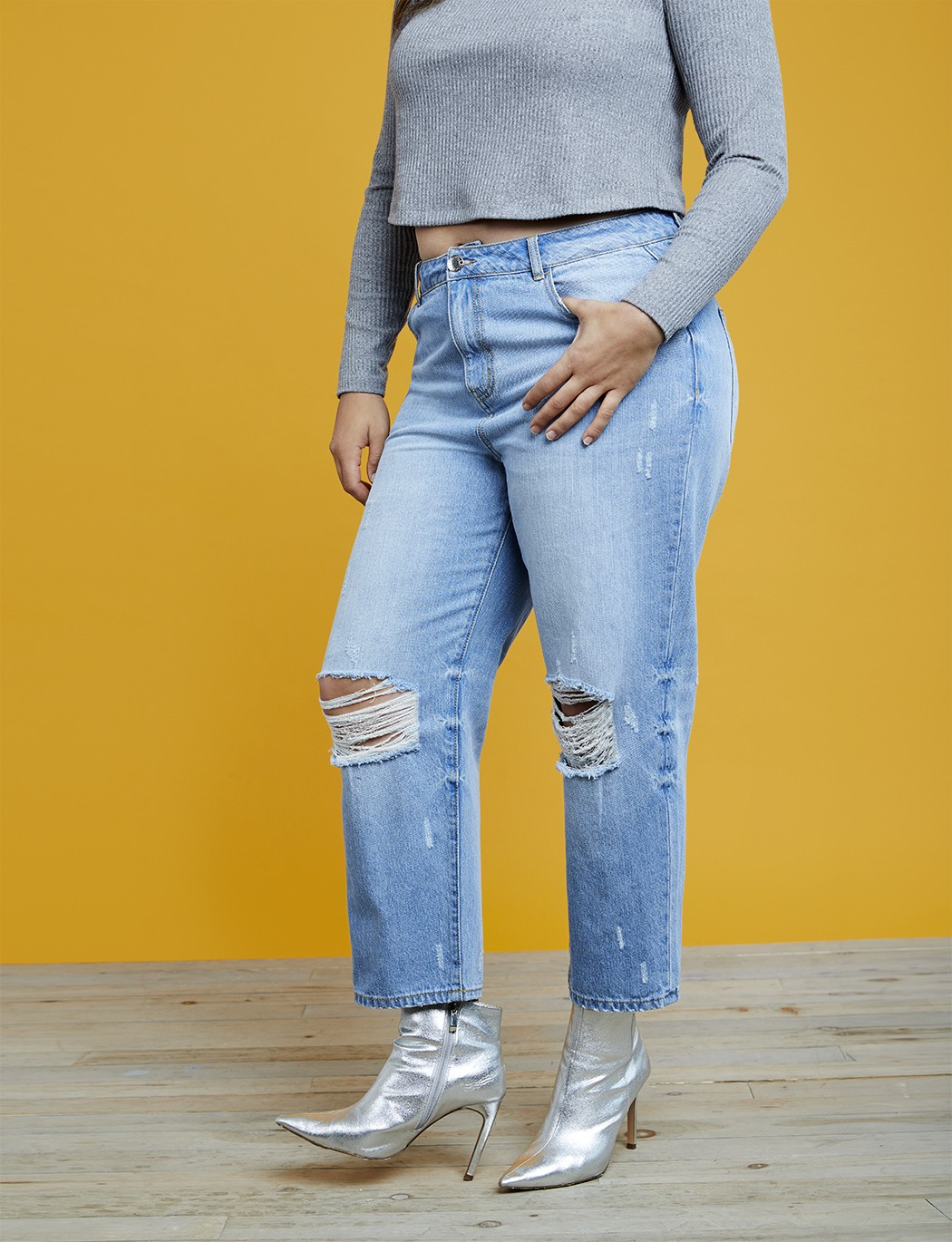R29 x ELOQUII Mom Jean | Eloquii