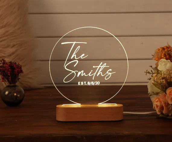 Custom Night Light  Home Decor  Housewarming Gift Ideas  - Etsy | Etsy (US)