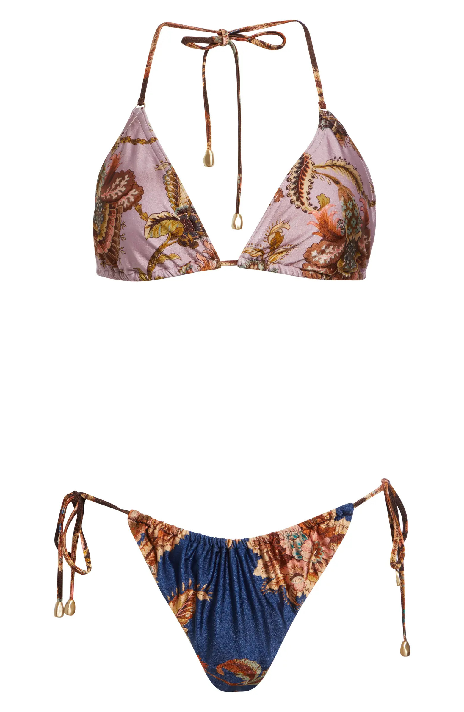 Zimmermann Aster Spliced Two-Piece Swimsuit | Nordstrom | Nordstrom