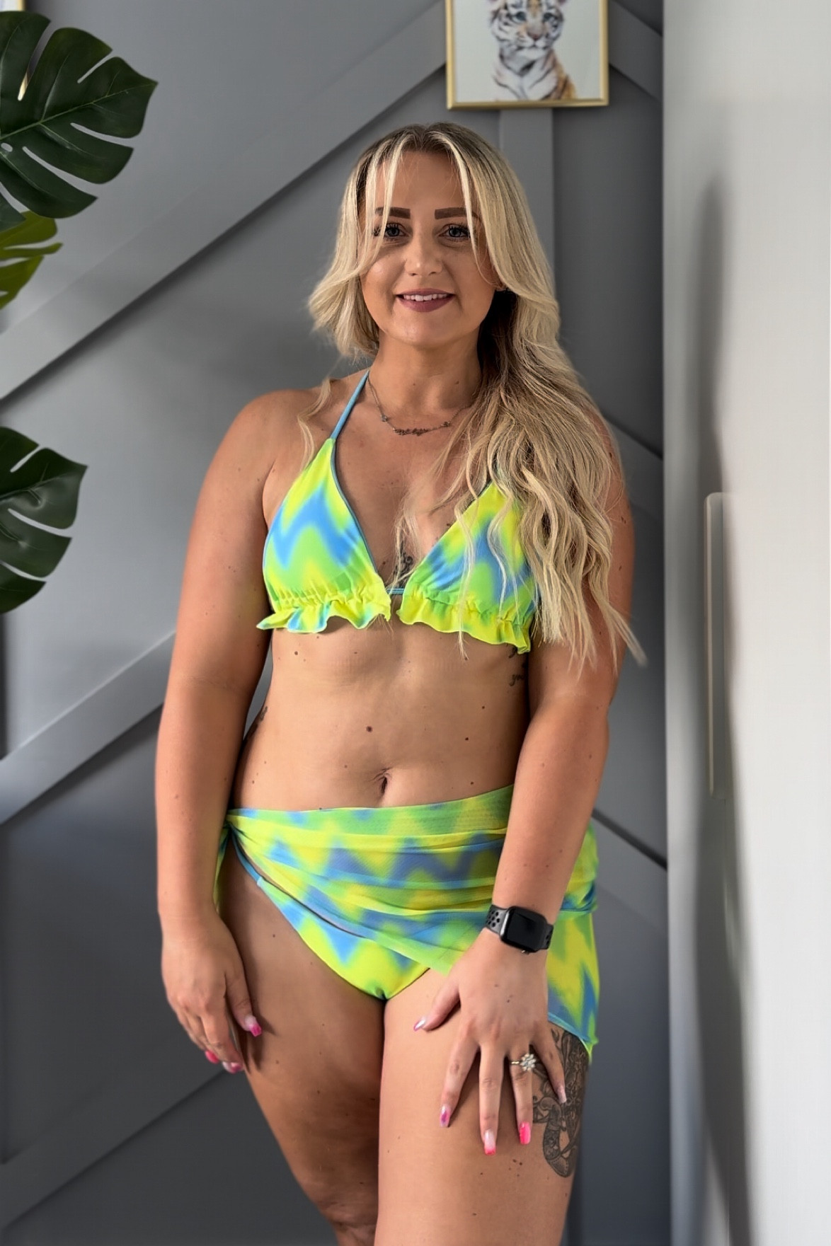 Beach Ready in this Bright Number 

I Got Medium in this with it being a tie side bikini! 

#bikini #shein #bikinihaul 

#LTKuk #LTKswimwear #LTKsummer