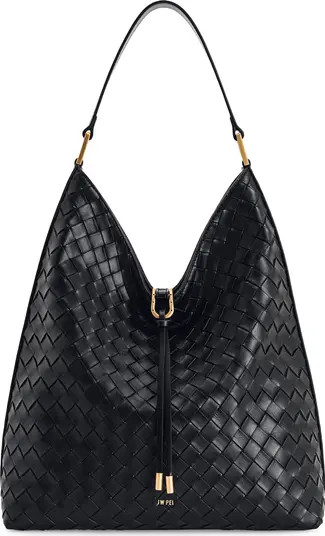 Aria Woven Faux Leather Shoulder Bag | Nordstrom