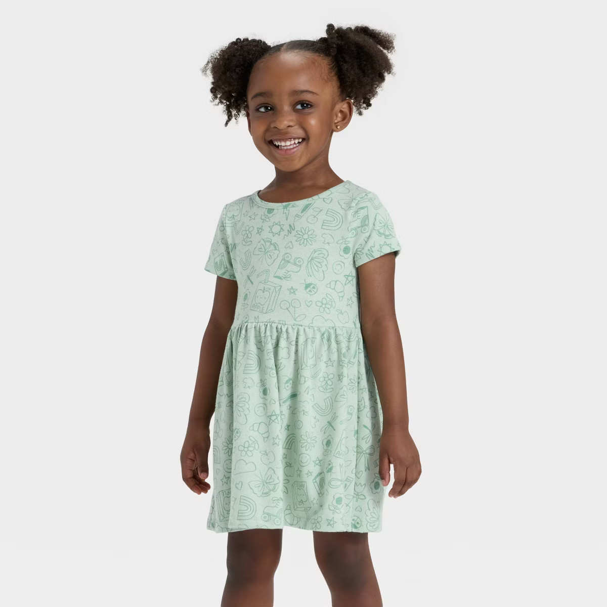 Toddler Girls' Short Sleeve Dress - Cat & Jack™ | Target