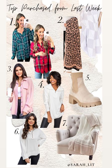 Most are still on Sale! Oversized plaid flannel, barefoot dreams dupe, Chelsea boot, thermal shacket, quarter zip pull over, barefoot dreams sale

#LTKbump #LTKCyberweek #LTKGiftGuide