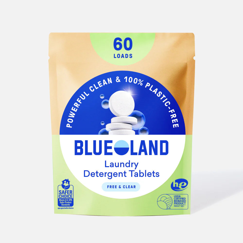 Laundry Detergent Tablet Refills | Free & Clear/Unscented | Blueland