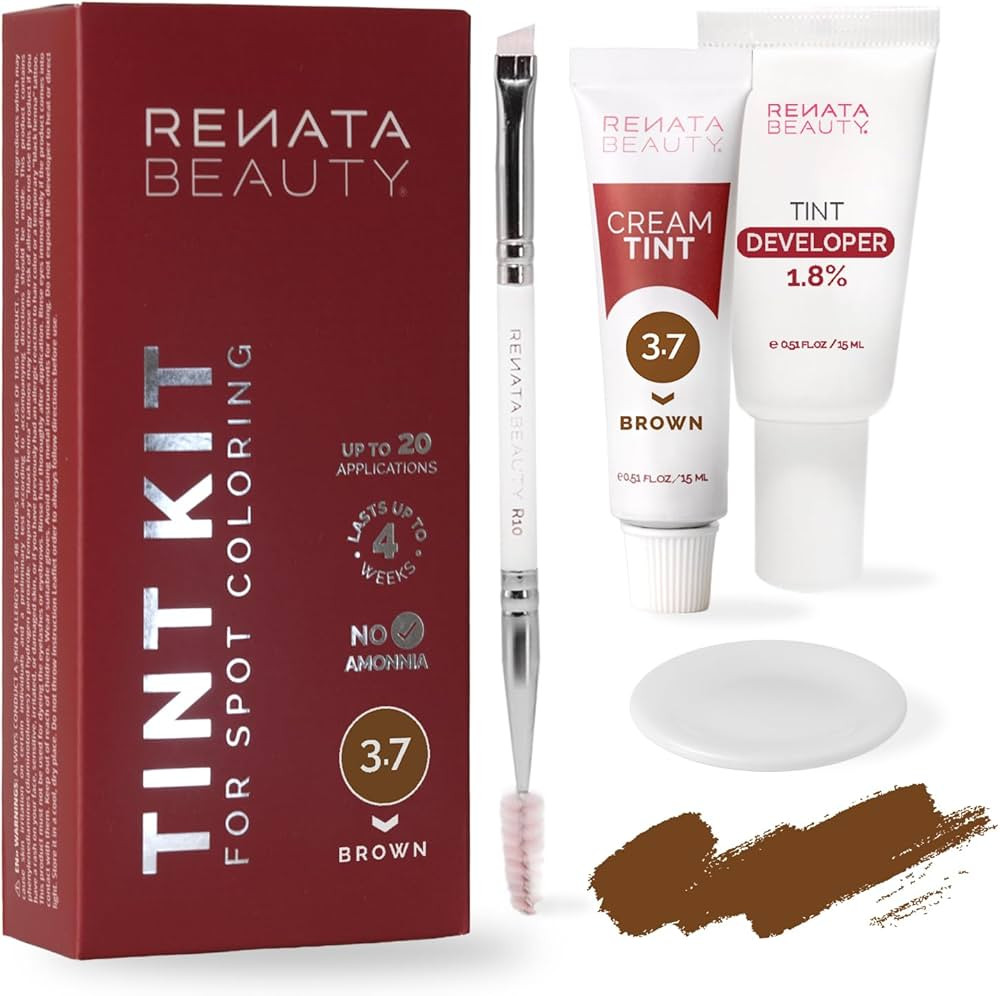 RB RENATA BEAUTY Tint Kit \u2013 Cream Hair Dye Kit with Developer and Application Brush for Spot... | Amazon (US)