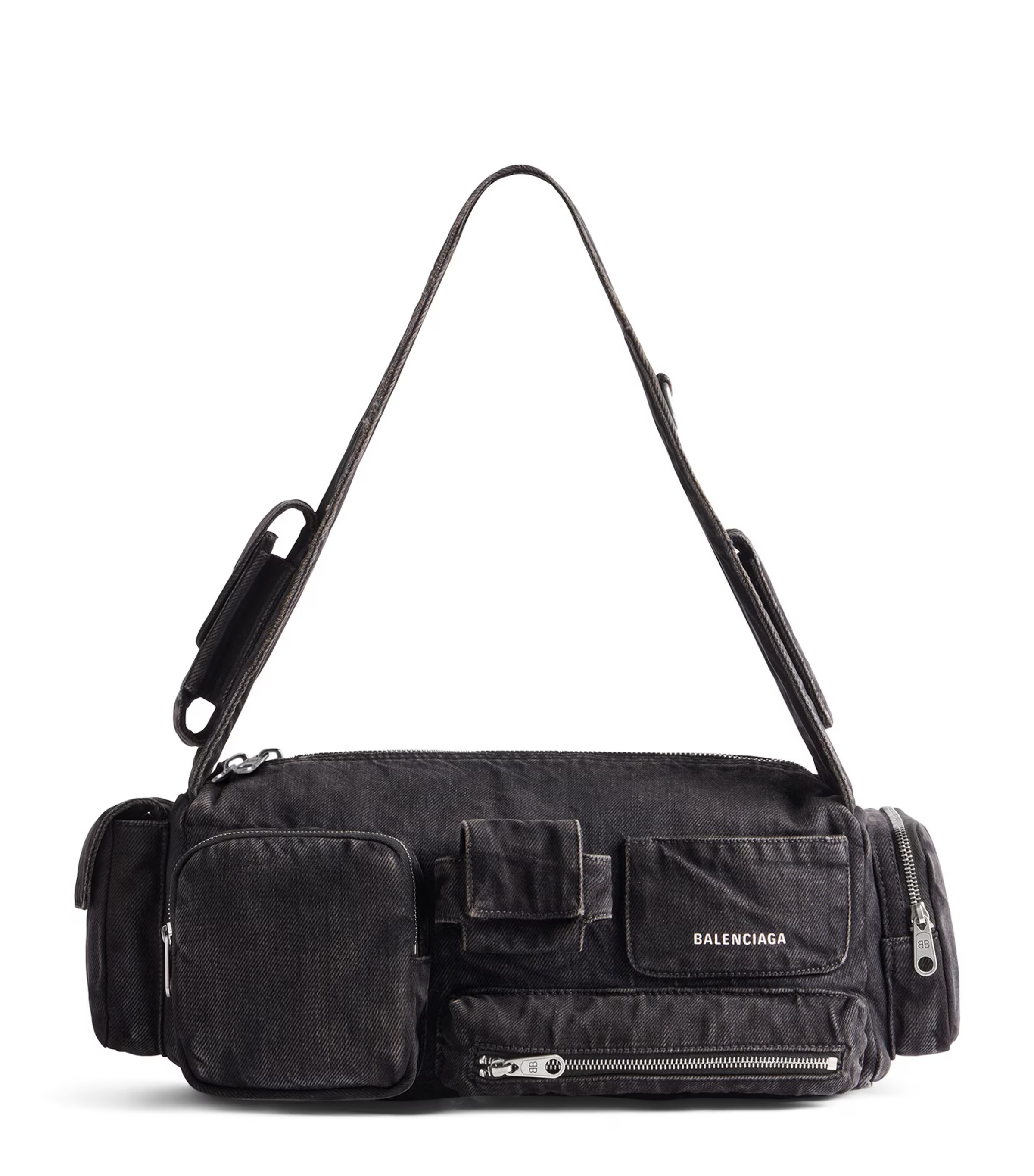 Balenciaga Demin Superbusy Sling Bag | Harrods