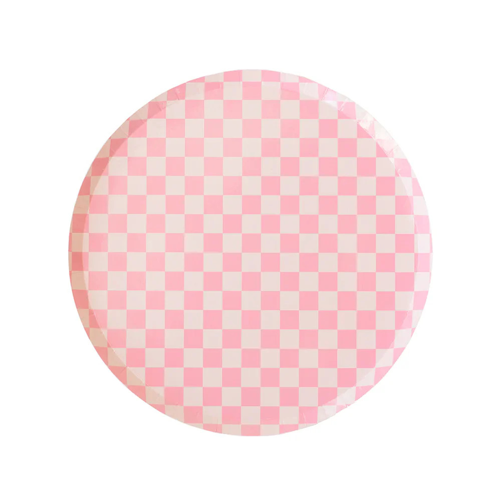 Check It! Tickle Me Pink Dessert Plates | Ellie and Piper