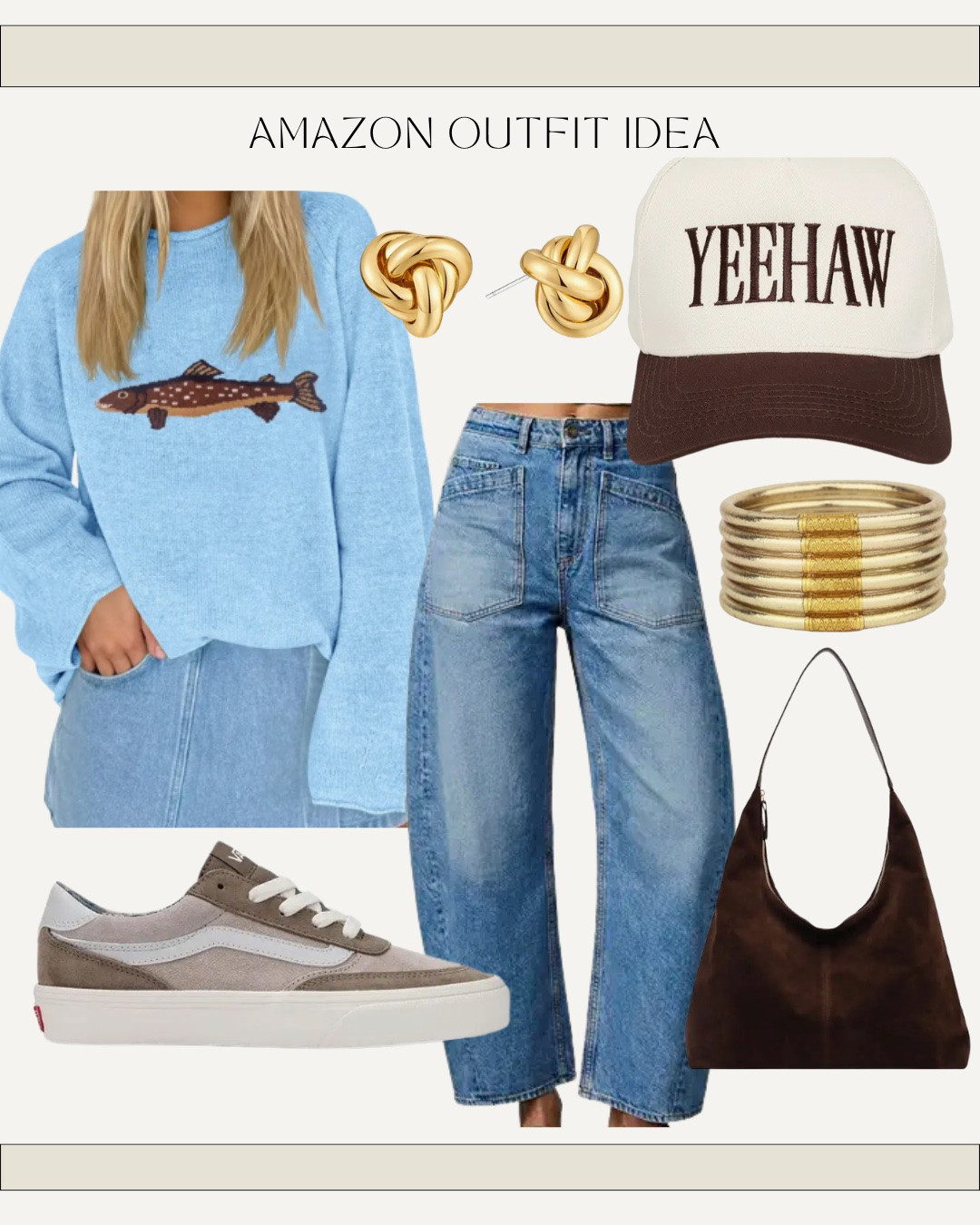 Fall Amazon outfit idea, casual western outfit idea ￼

#LTKdayinmylife #LTKgrwm #LTKootd