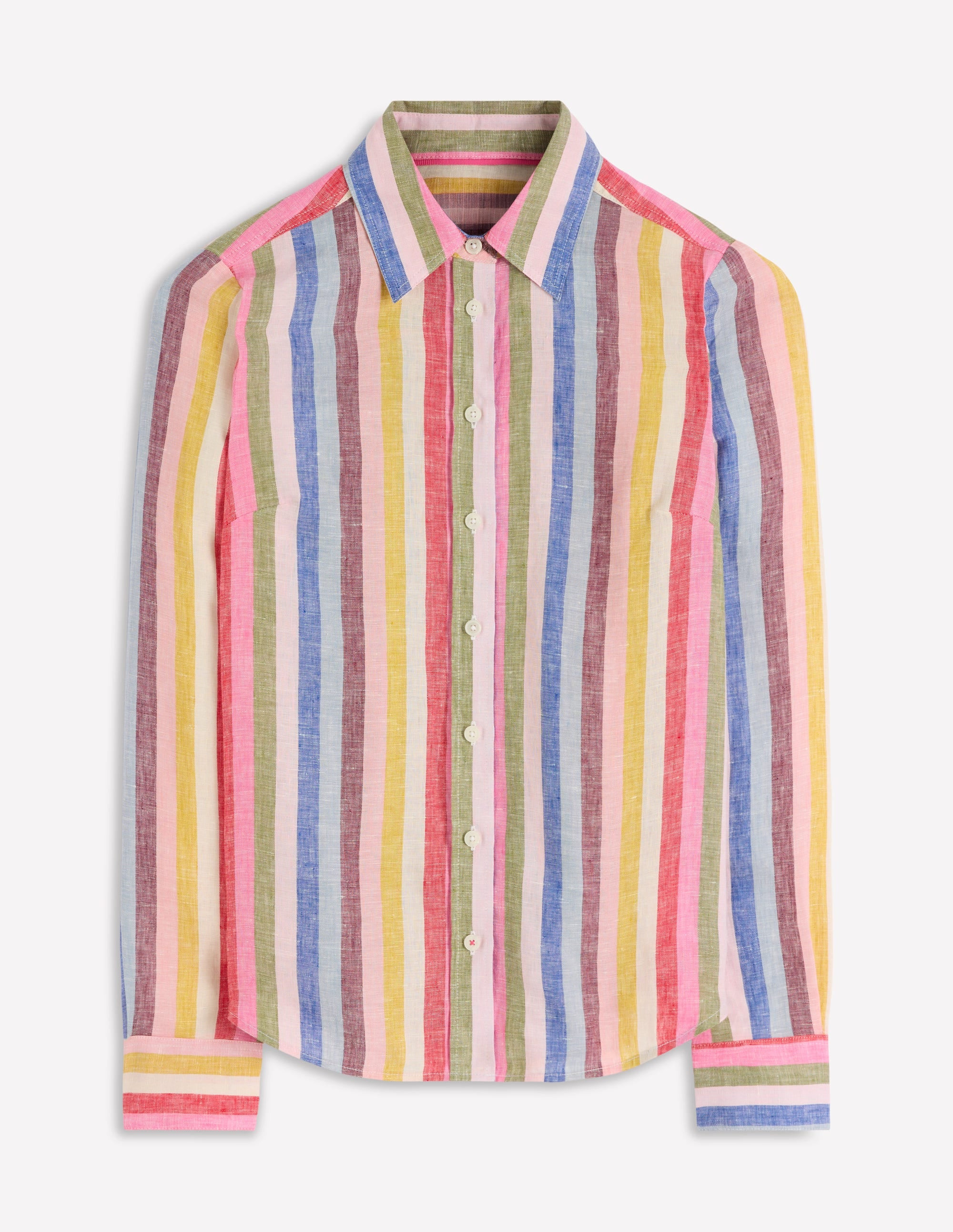 Sienna Linen Shirt-Multi Stripe | Boden (US)