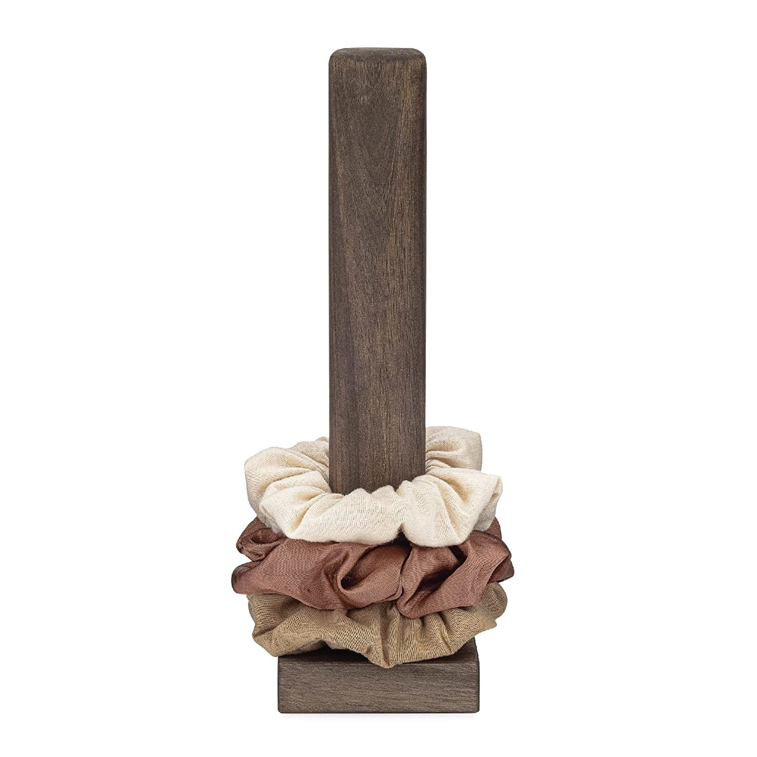 Rustik Hygge Scrunchie Holder Stand (10” x 3”), Wooden Scrunchie Organizer – Scrunchy Holde... | Amazon (US)