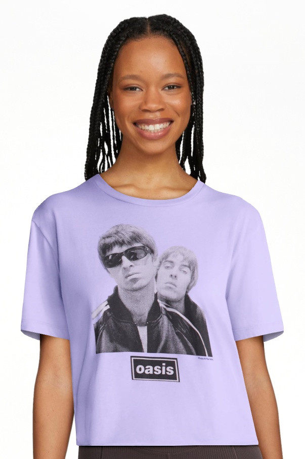 No Boundaries Oasis Graphic Boyfriend Tee, Women's XXS-XXL | Walmart (US)
