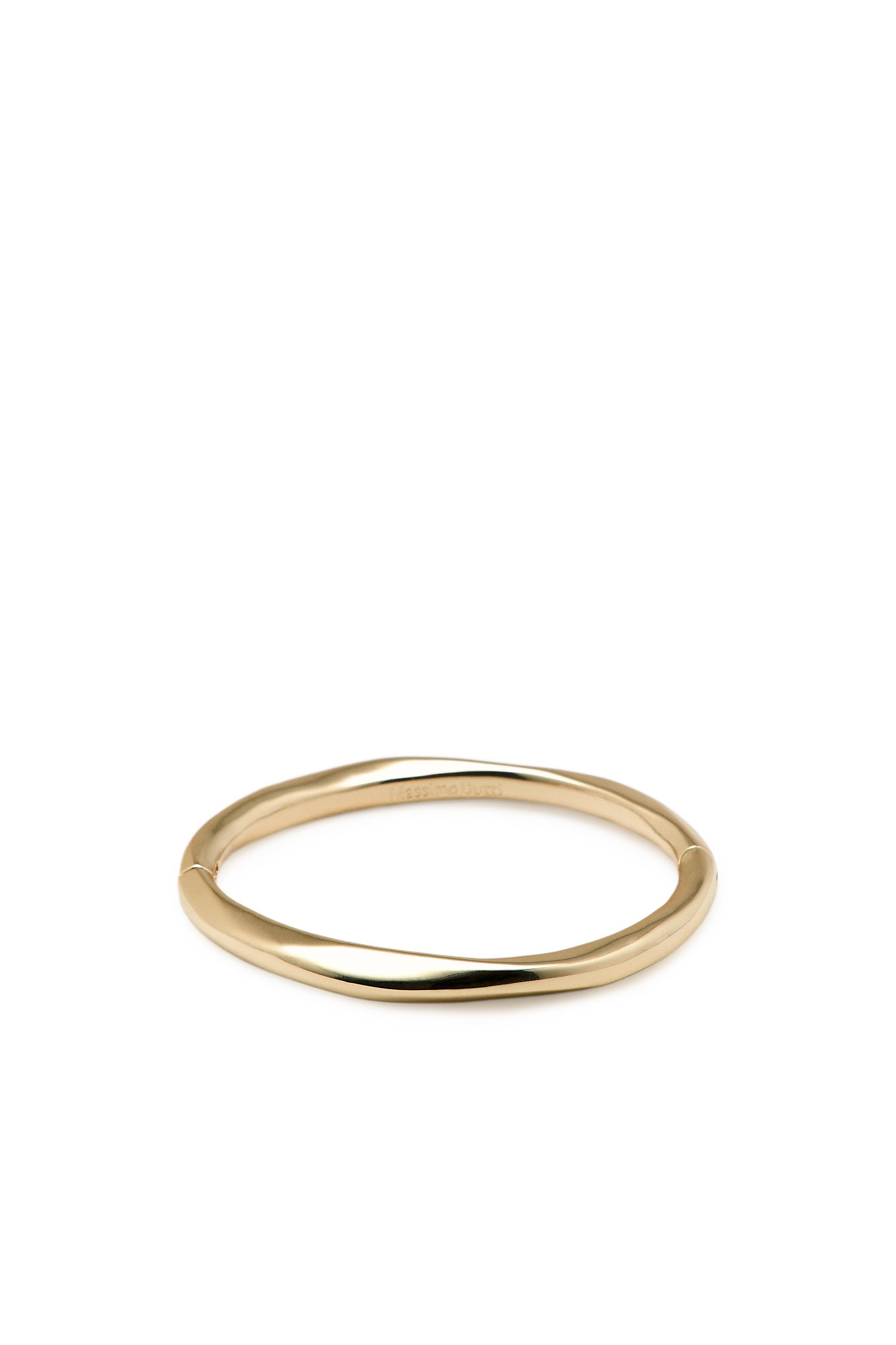 Fine irregular contour bracelet - GOLDEN | Massimo Dutti UK
