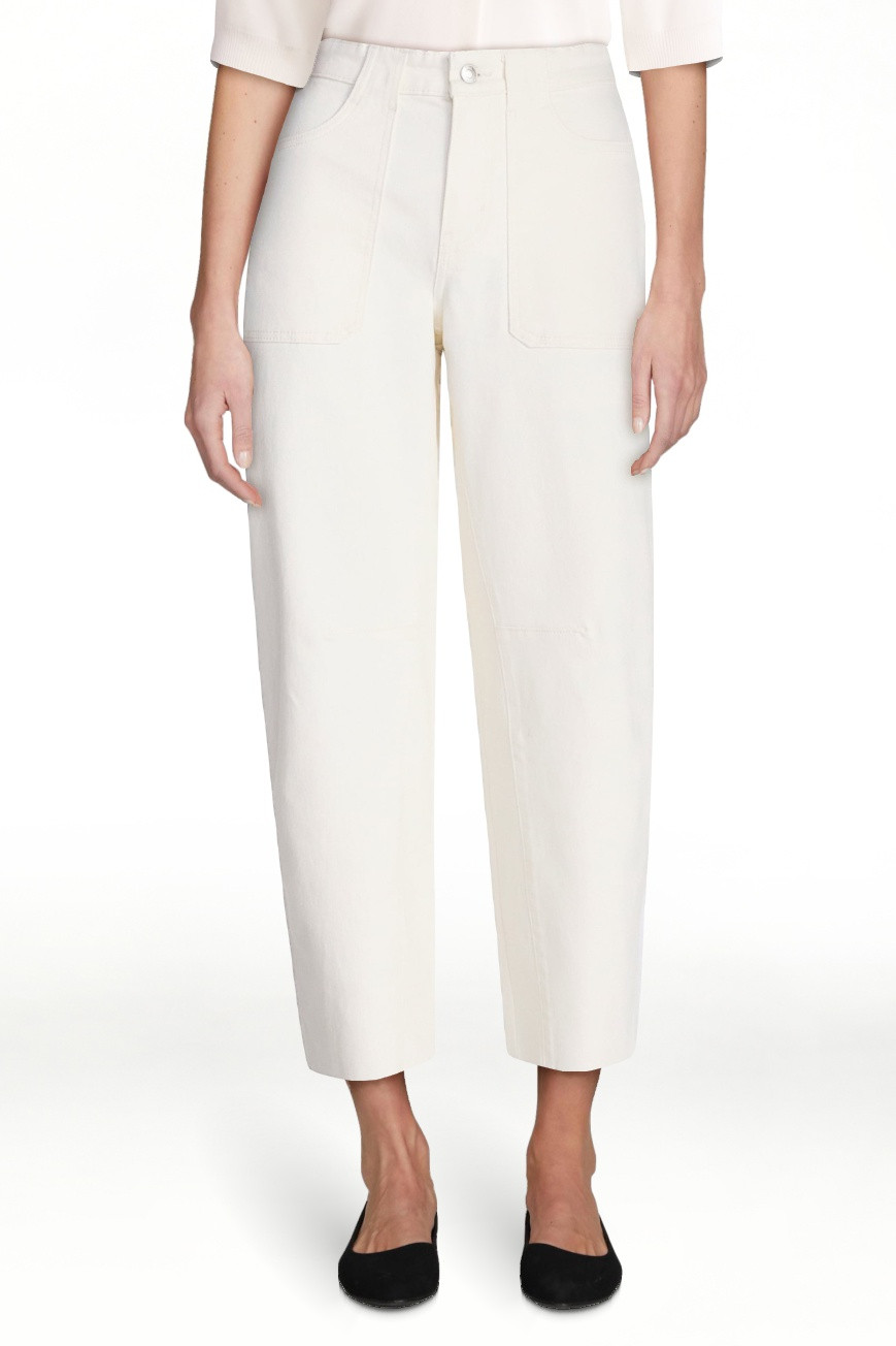 Free Assembly Women's Cropped Carpenter Barrel Jeans, 27" Inseam, Sizes 0-20 | Walmart (US)