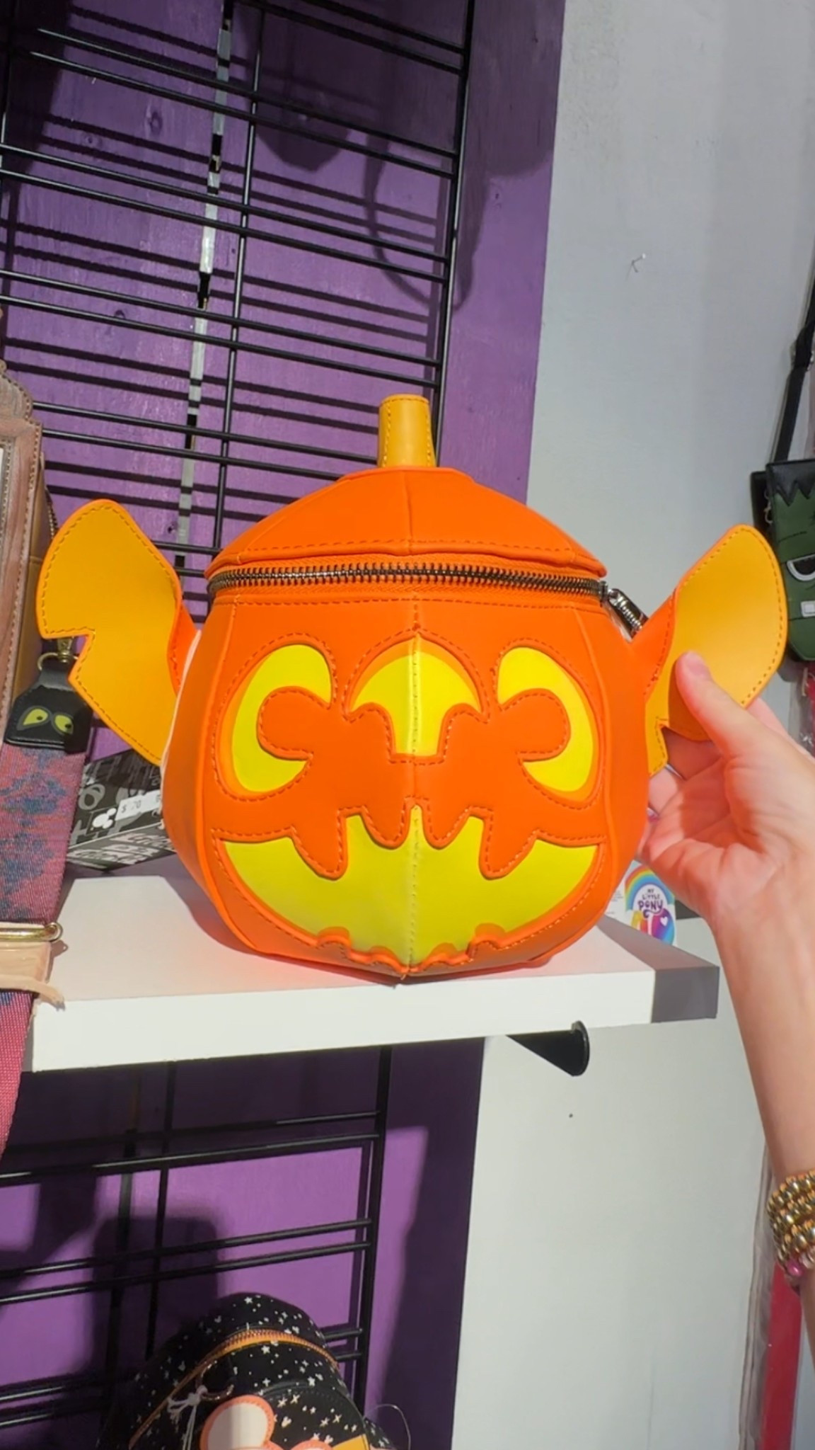 Headed to Mickey’s Not-So-Scary? This Stitch pumpkin head Loungefly is a must! 🎃 

#LTKTravel #LTKSeasonal #LTKItBag