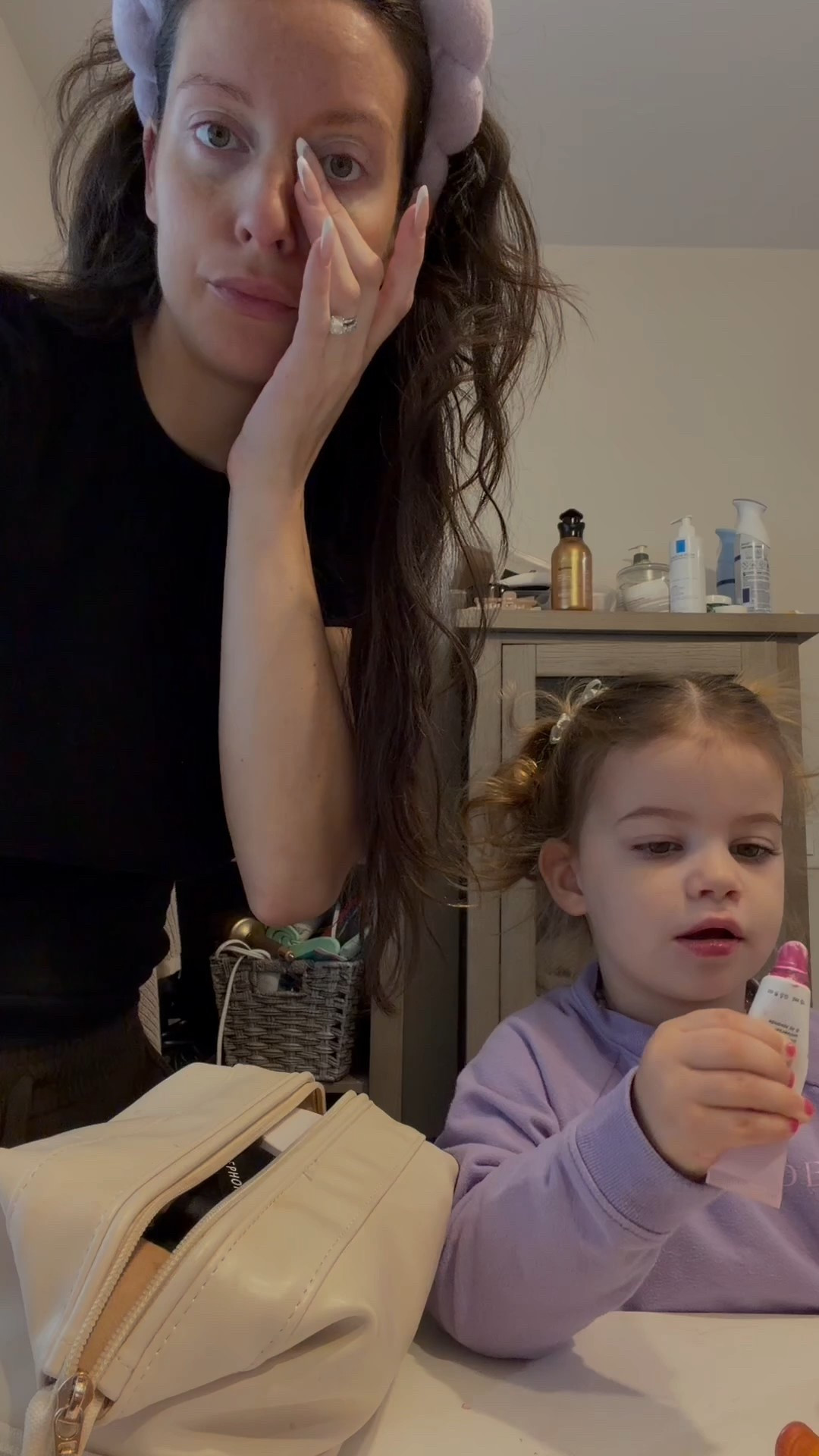 5min face while my toddler eats some glossier Lavender Balm

#sephorahaul 

#LTKSaleAlert #LTKBeauty #LTKFindsUnder50