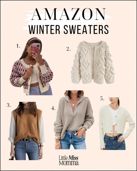 Favorite winter sweaters from Amazon, Amazon fashion finds, outfit ideas for winterr

#LTKfindsunder100 #LTKfindsunder50 #LTKstyletip