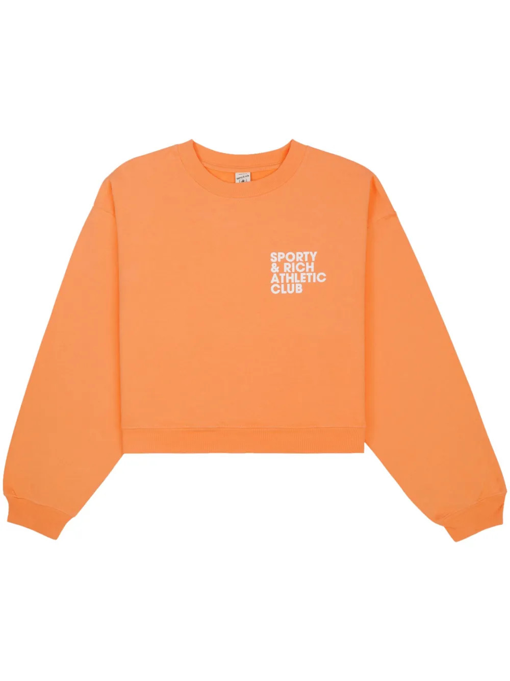 Sporty & Rich Exercise Often Cropped Sweatshirt - Farfetch | Farfetch Global