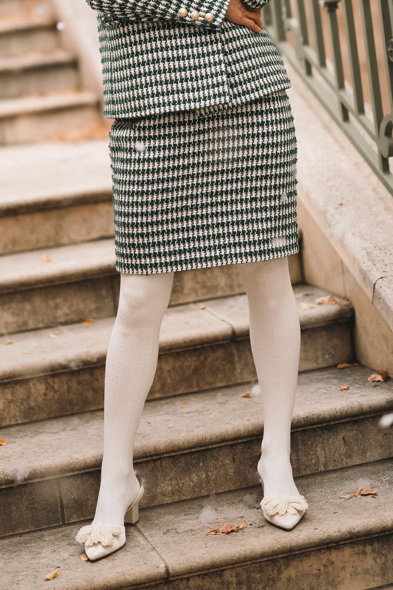 Park Ave Skirt in Green | Ivy City Co