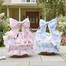 LoveShackFancy Damask Easter Liner &amp; Bow | Pottery Barn Teen