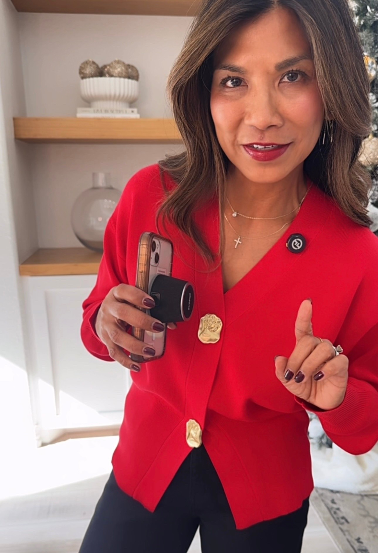 I’m 5’2” 118#ish for reference 
Red sweater  in small tts
Jeans in size 2 short length tts.
Boots tts.
Gifts for older teens are in my LTK collection. 
Holiday outfit 

#LTKHoliday #LTKCyberWeek #LTKootd