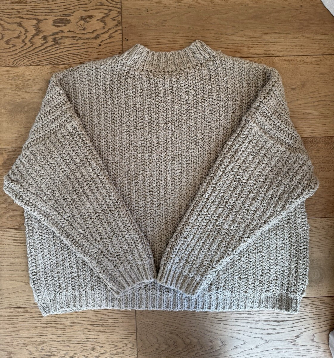 Lauren Manoogian Sweater Camel Tan Thick Cotton | eBay US